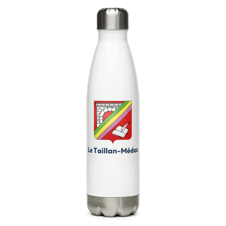 Gourde inox — blason du Taillan-Médoc