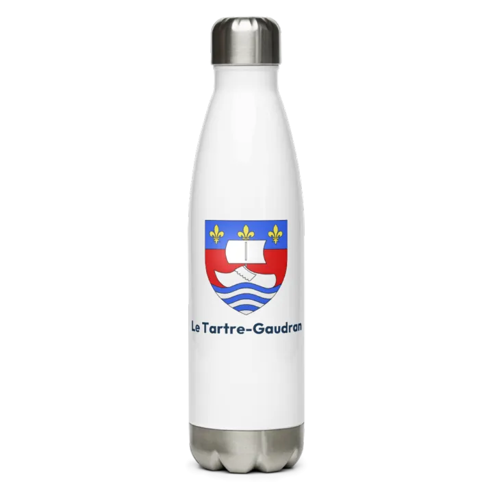 Gourde inox — blason du Tartre-Gaudran