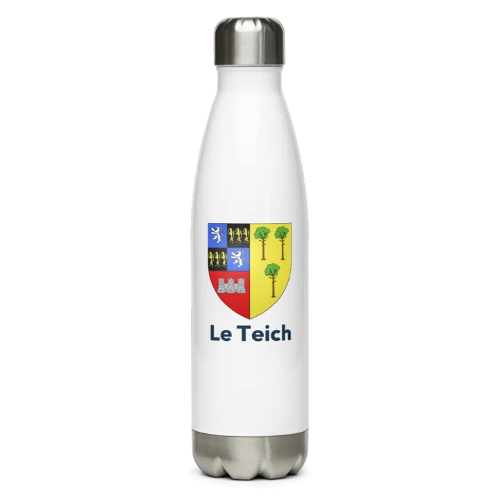 Gourde inox blason de Le Teich