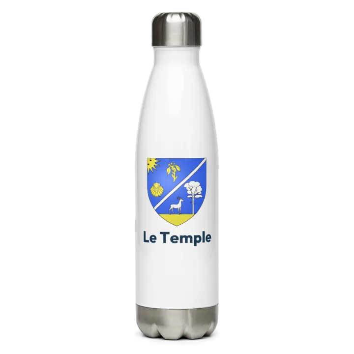 Gourde inox blason de Le Temple