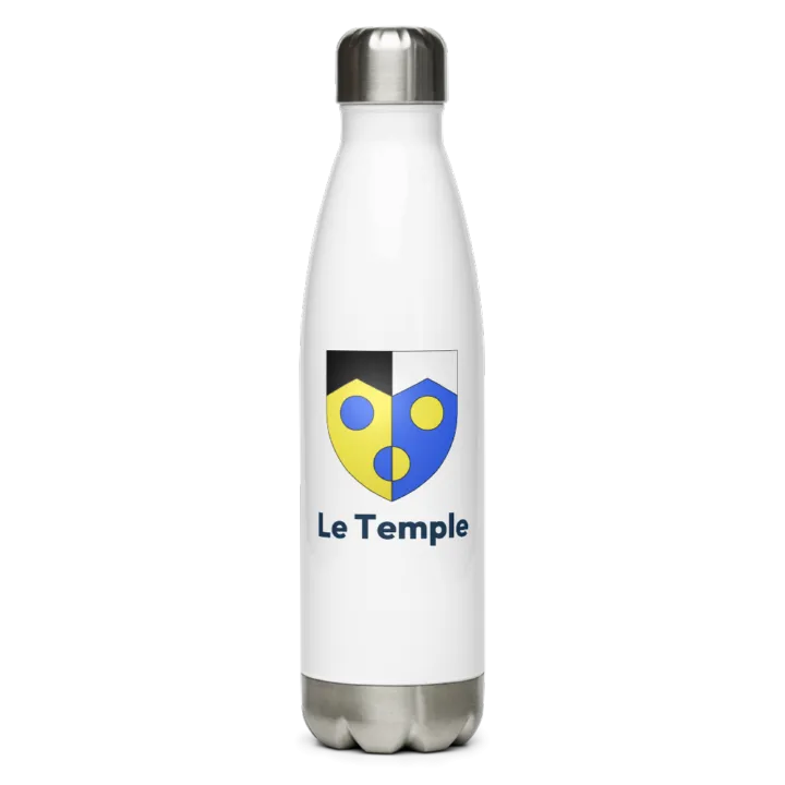 Gourde inox blason de Le Temple