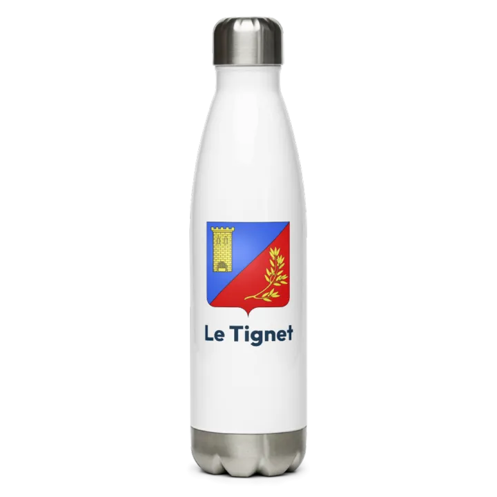 Gourde inox blason de Le Tignet