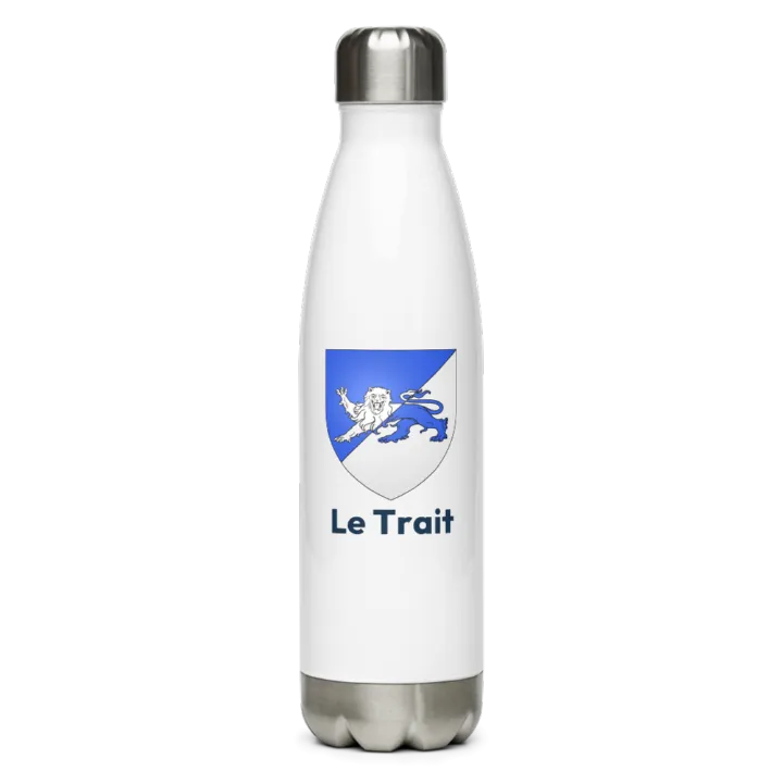 Gourde inox blason de Le Trait