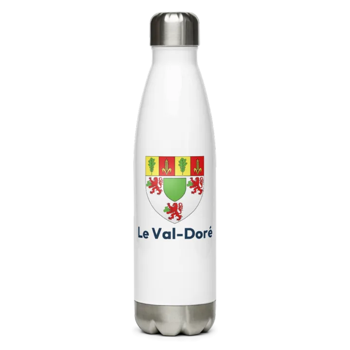 Gourde inox blason de Le Val-Doré