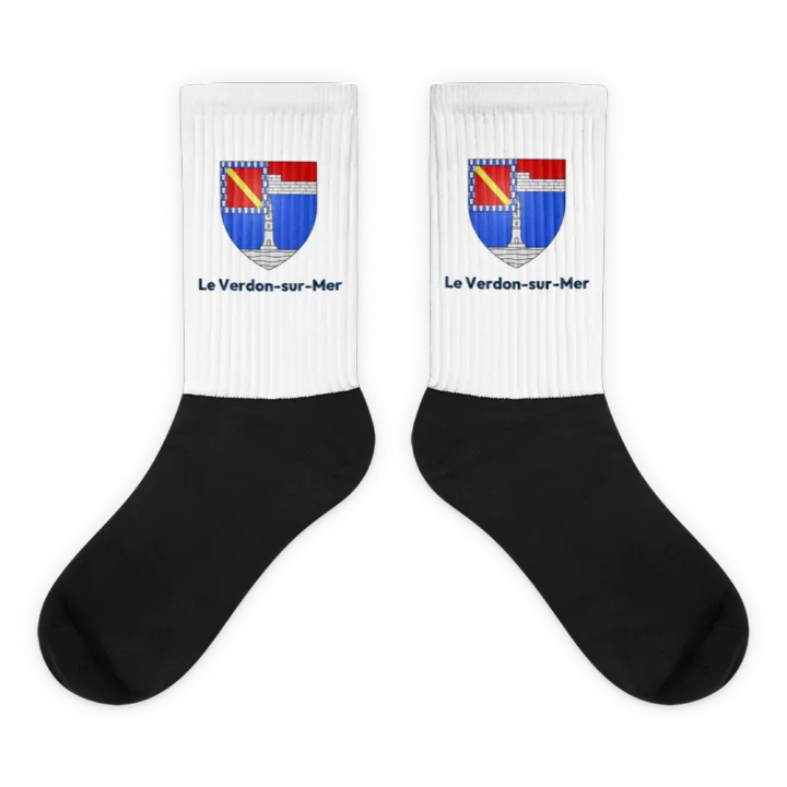 Chaussettes — blason du Verdon-sur-Mer