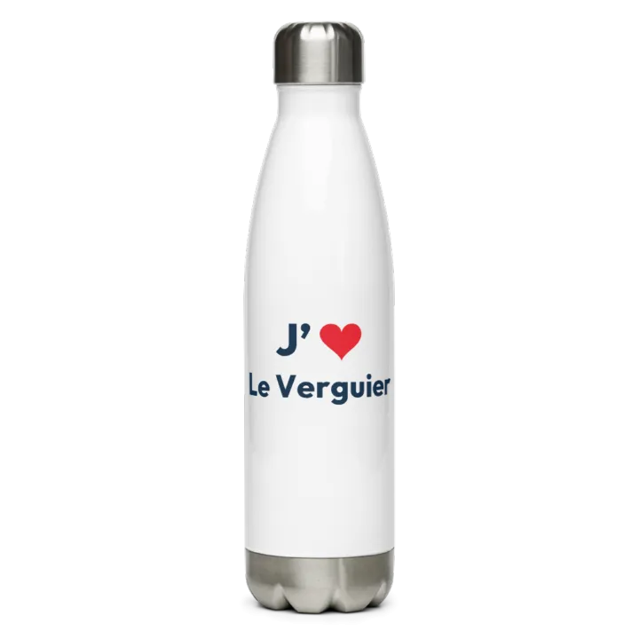 Gourde inox « J’❤ Le Verguier »