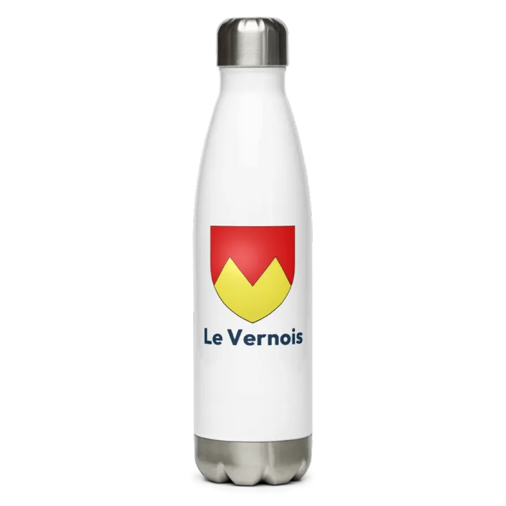 Gourde inox — blason du Vernois