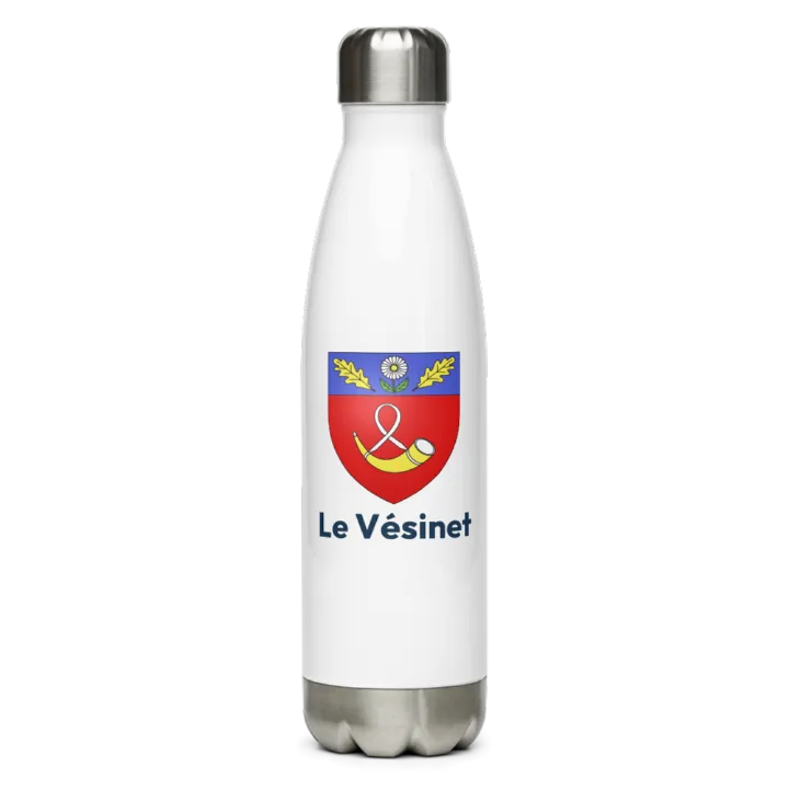 Gourde inox blason de Le Vésinet