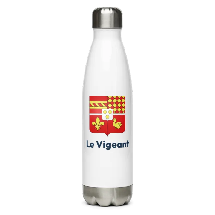 Gourde inox blason de Le Vigeant