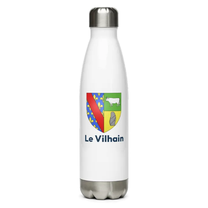 Gourde inox blason de Le Vilhain