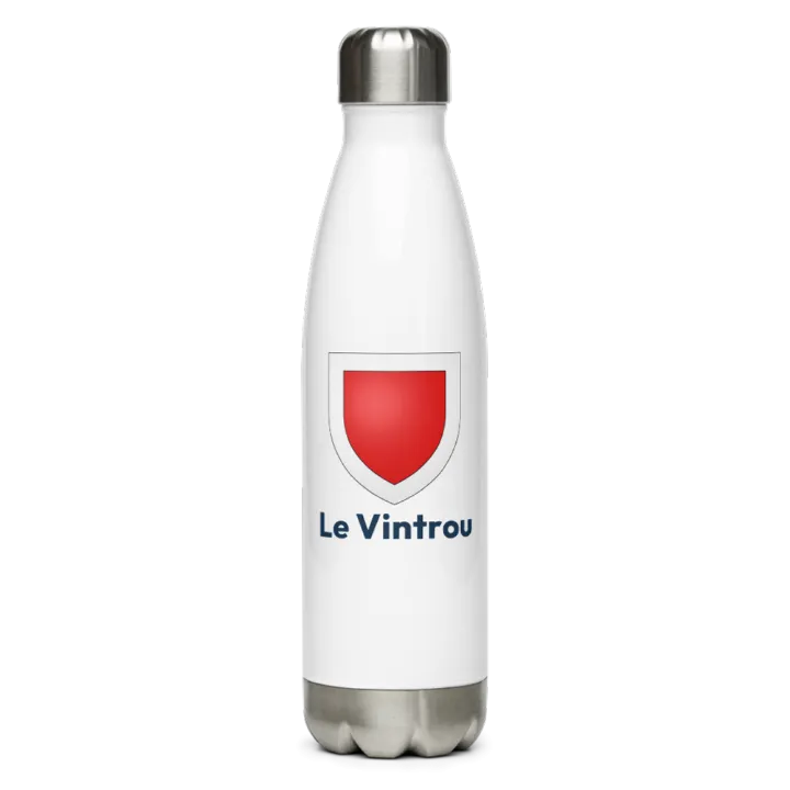 Gourde inox — blason du Vintrou