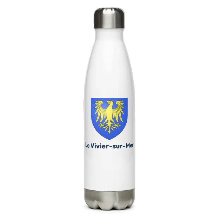 Gourde inox blason de Le Vivier-sur-Mer
