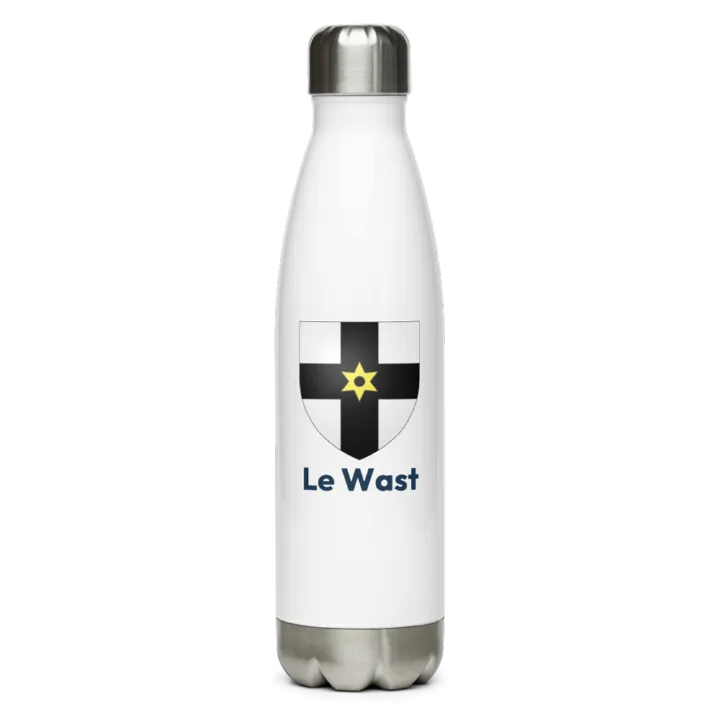 Gourde inox blason de Le Wast