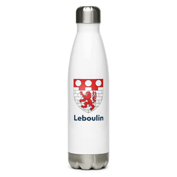 Gourde inox — blason de Leboulin