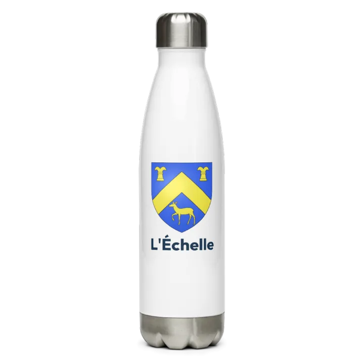 Gourde inox — blason de l'Échelle