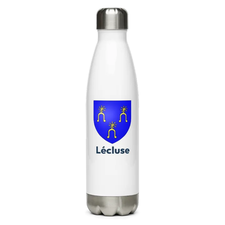 Gourde inox blason de Lécluse