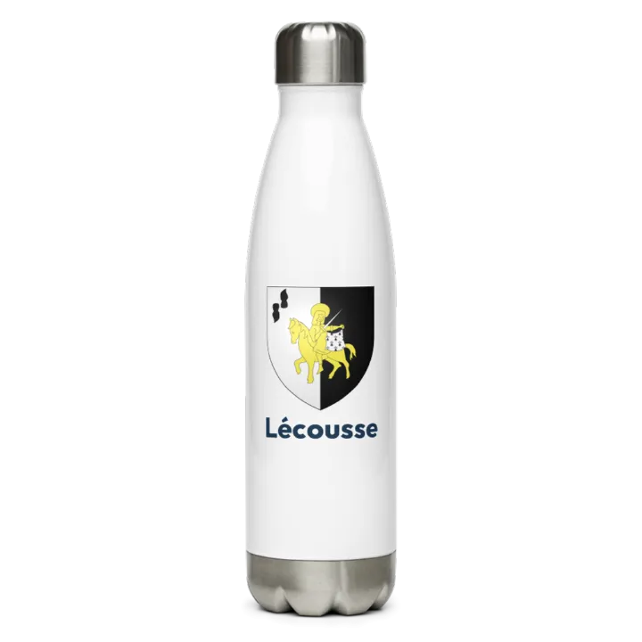 Gourde inox blason de Lécousse