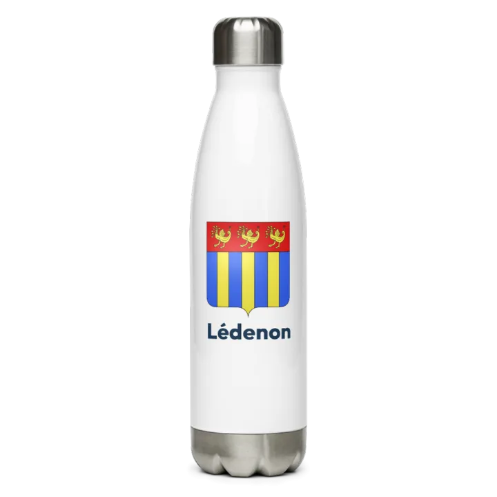 Gourde inox blason de Lédenon