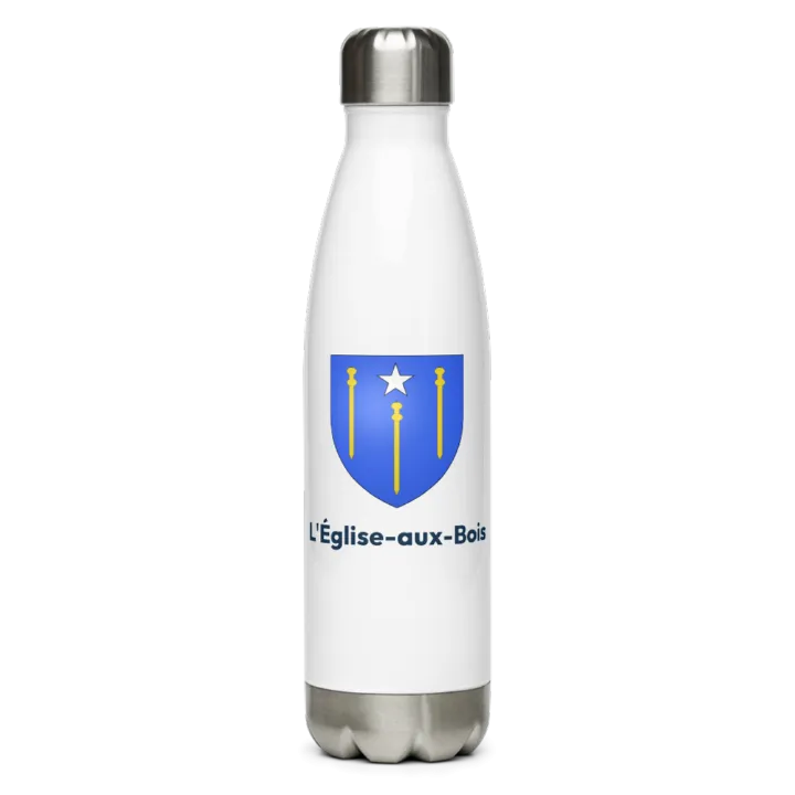 Gourde inox blason de L'Église-aux-Bois