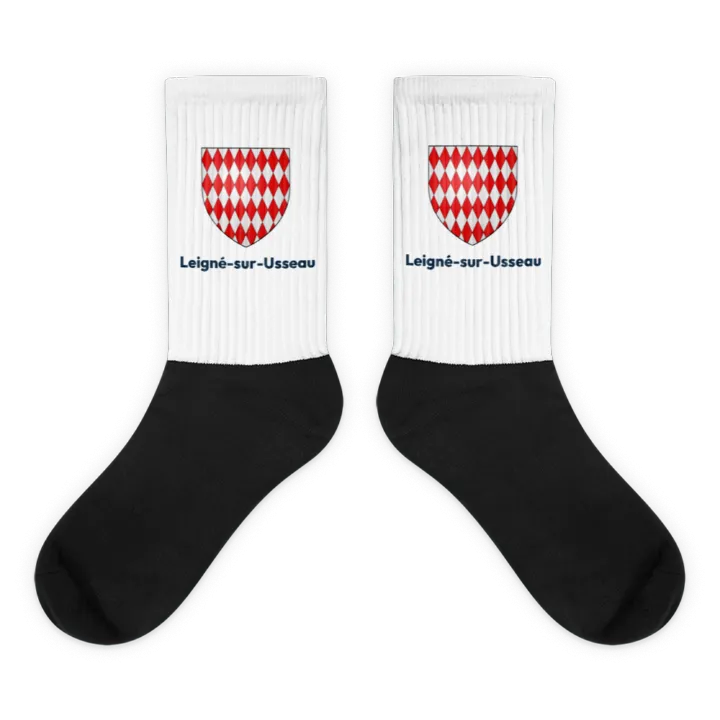 Chaussettes — blason de Leigné-sur-Usseau