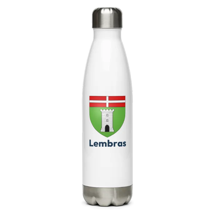Gourde inox blason de Lembras