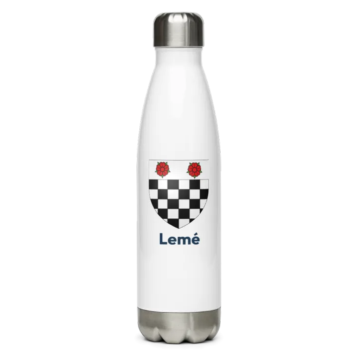Gourde inox blason de Lemé