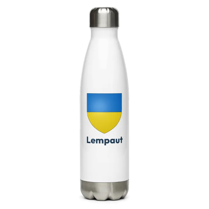 Gourde inox blason de Lempaut