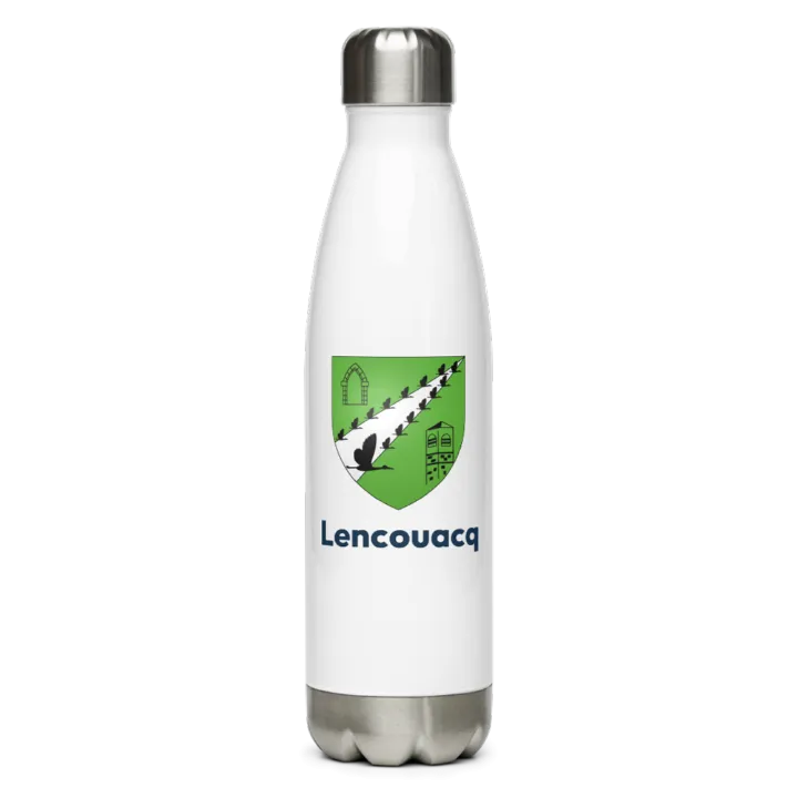 Gourde inox blason de Lencouacq