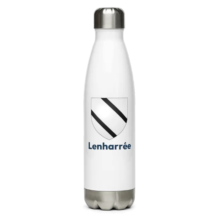 Gourde inox — blason de Lenharrée