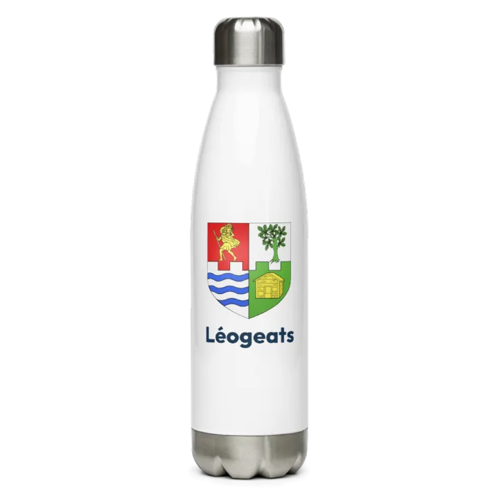 Gourde inox blason de Léogeats