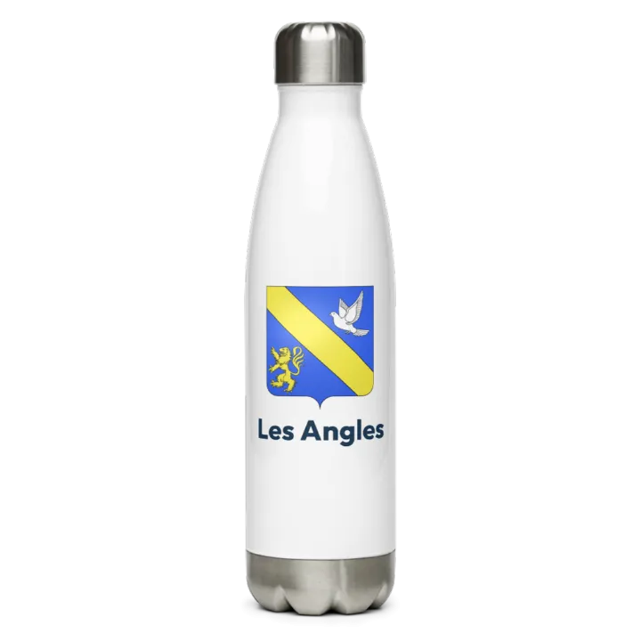 Gourde inox blason de Les Angles