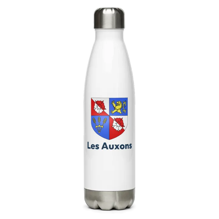 Gourde inox blason de Les Auxons