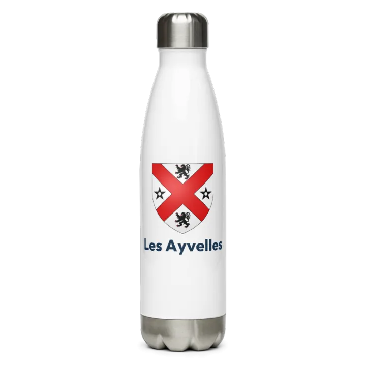 Gourde inox blason de Les Ayvelles