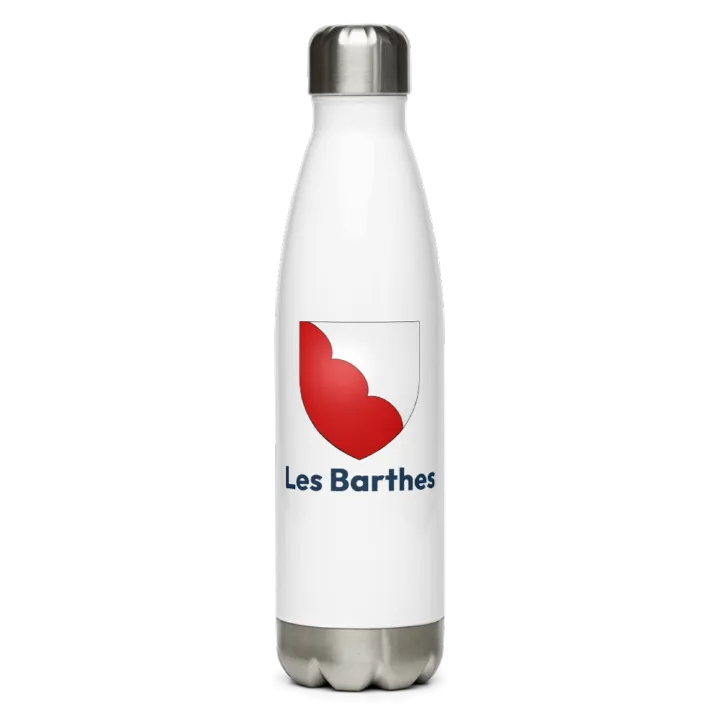 Gourde inox blason de Les Barthes