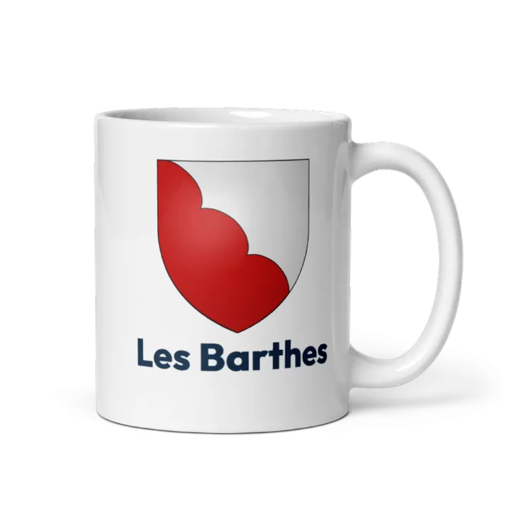 Mug blason de Les Barthes