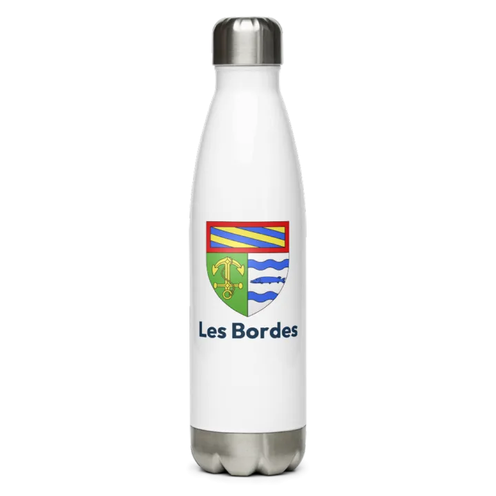 Gourde inox — blason des Bordes