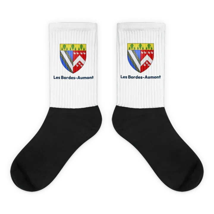 Chaussettes — blason des Bordes-Aumont