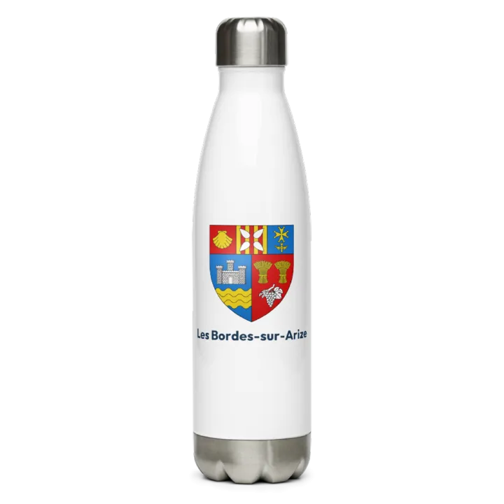 Gourde inox blason de Les Bordes-sur-Arize