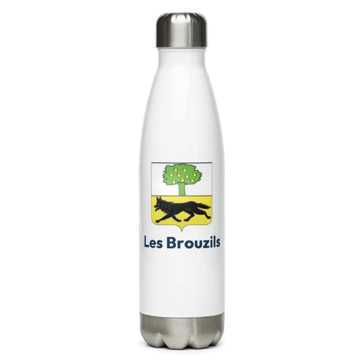Gourde inox blason de Les Brouzils