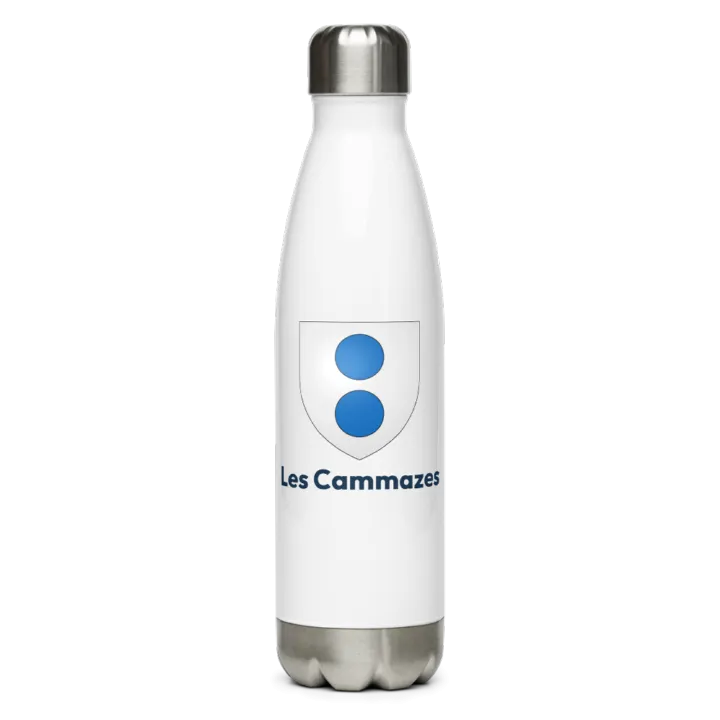 Gourde inox blason de Les Cammazes