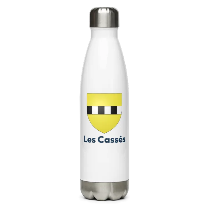 Gourde inox blason de Les Cassés