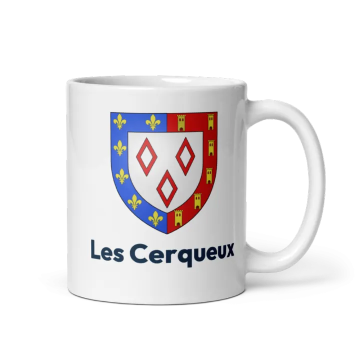 Mug blason de Les Cerqueux