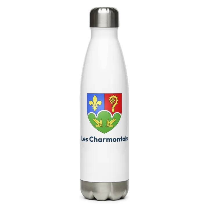 Gourde inox blason de Les Charmontois