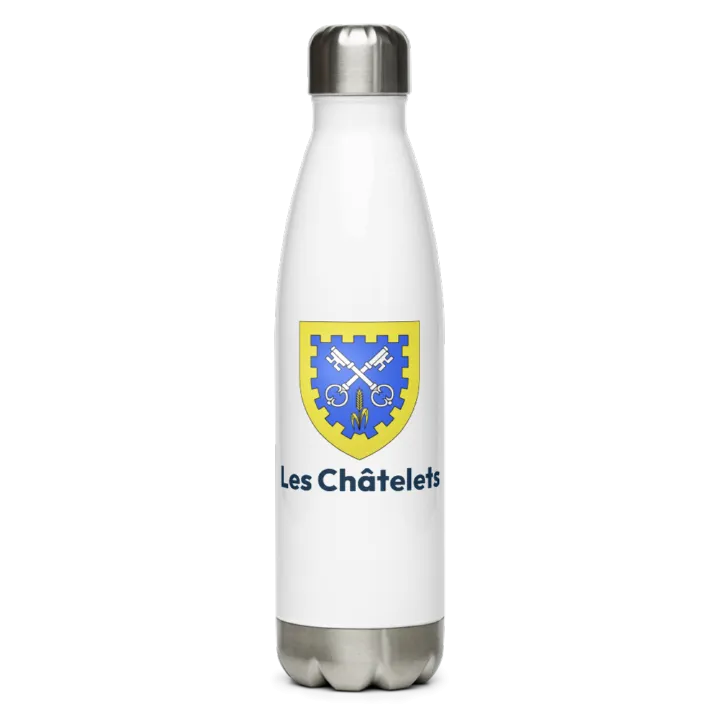 Gourde inox — blason des Châtelets