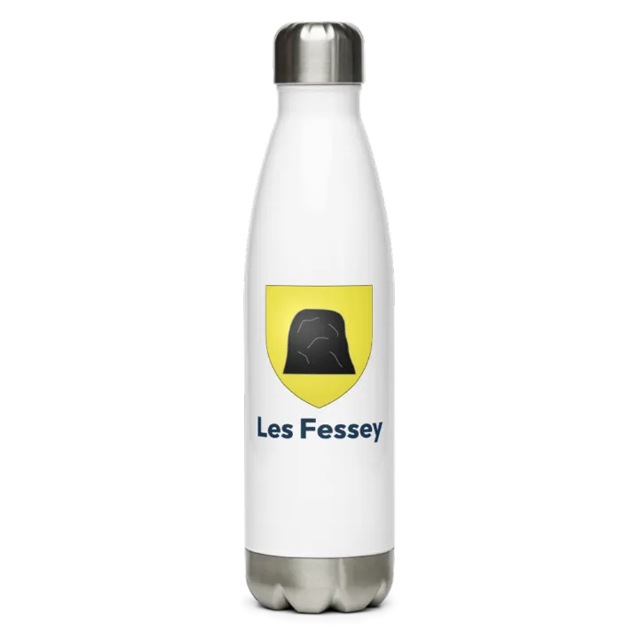 Gourde inox blason de Les Fessey