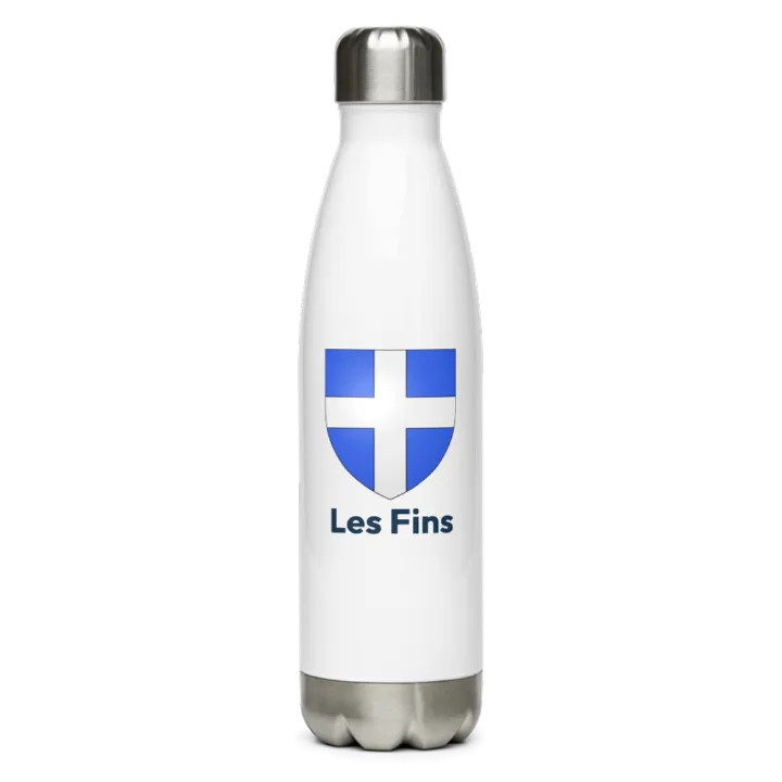 Gourde inox blason de Les Fins