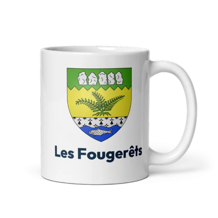 Mug blason de Les Fougerêts