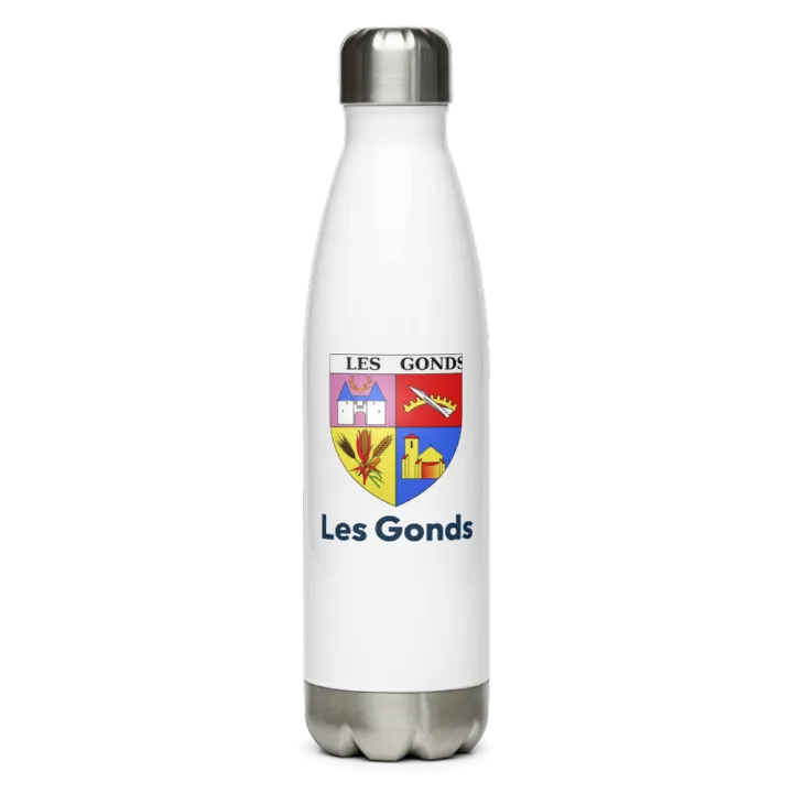 Gourde inox blason de Les Gonds