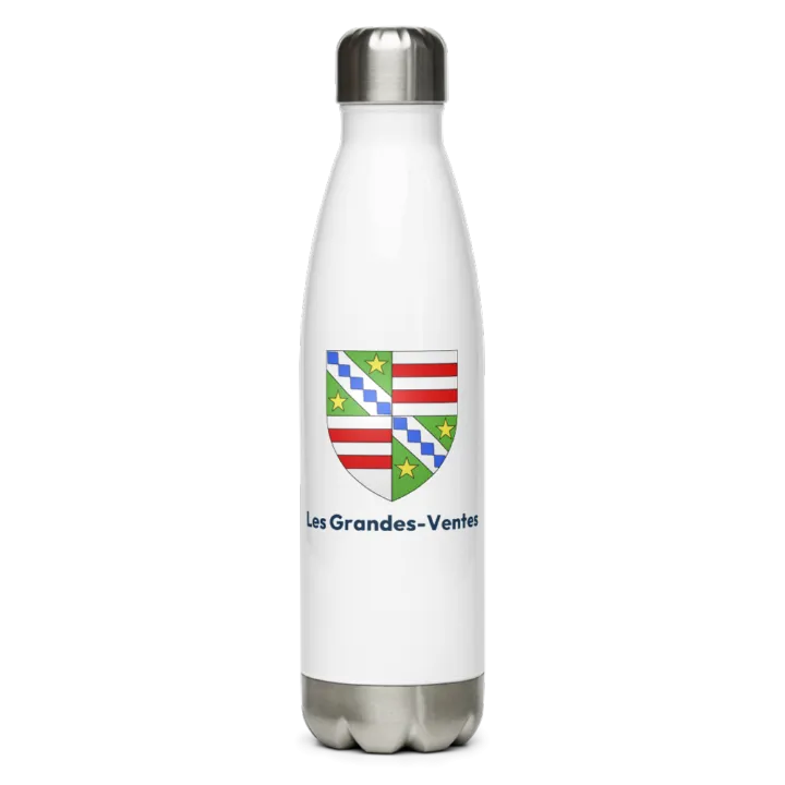 Gourde inox — blason des Grandes-Ventes