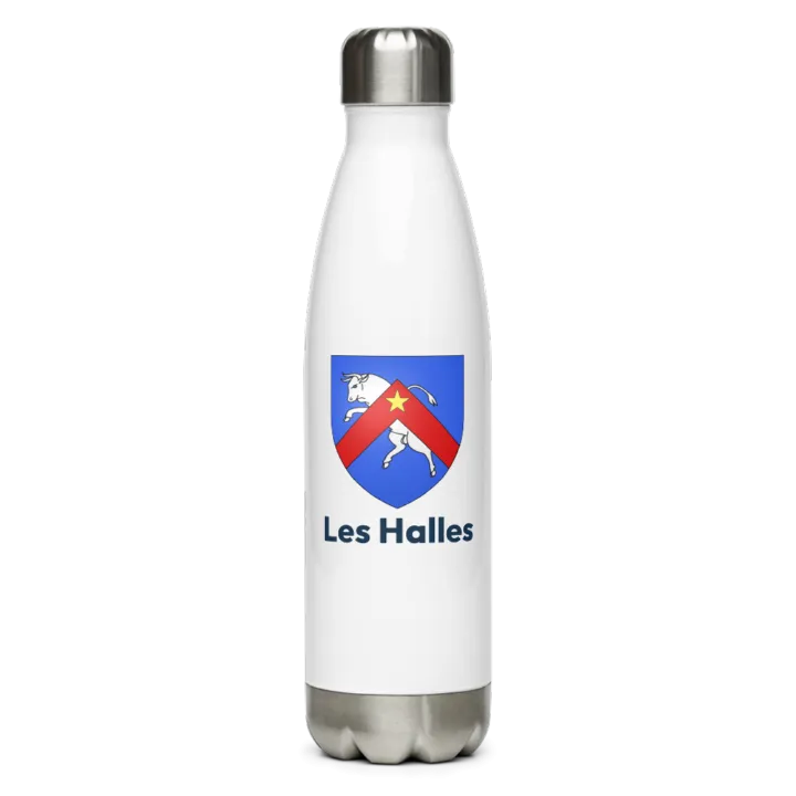 Gourde inox blason de Les Halles